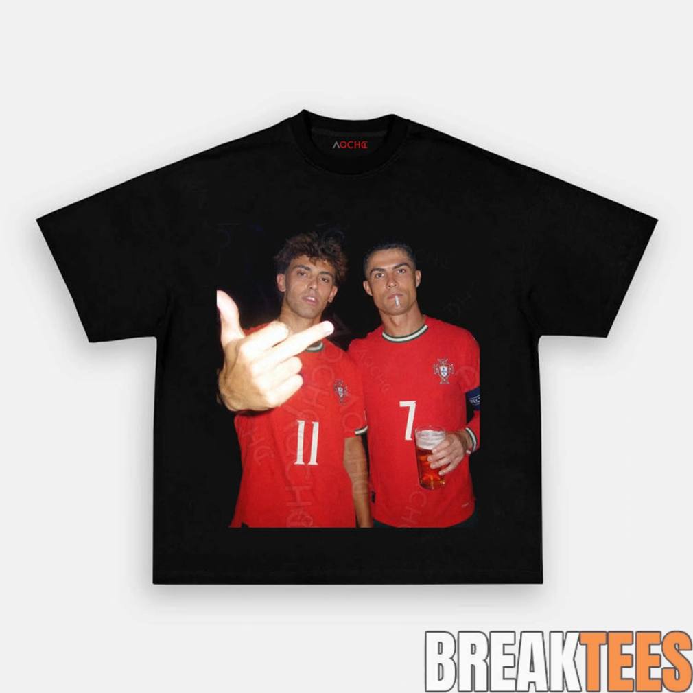 Portugal Joo Flix & Ronaldo Style Shirt Unisex T-shirt, Sweatshirt, Hoodie, Long Sleeve Tee - T-Shirt, Sweatshirt, Hoodie