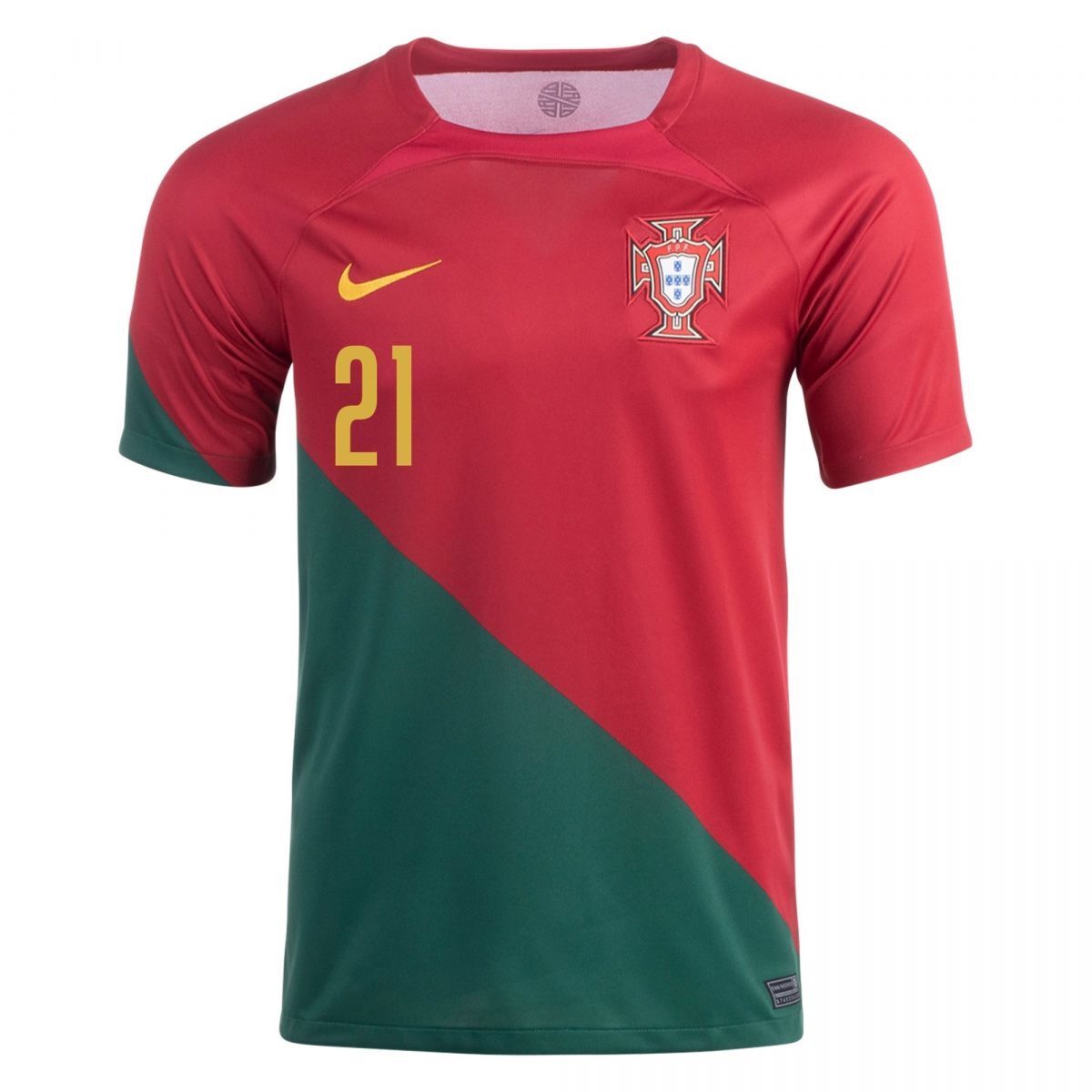 Portugal 21 Diogo Jota Home Style 2 Soccer Jersey sports jersey product view 1