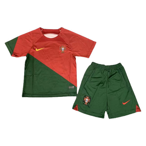 Portugal Kids Home Soccer Kit Soccer Jersey sports jersey product view 1