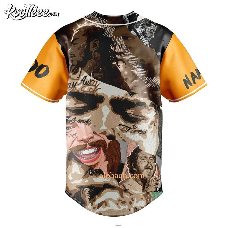 Post Malone And Morgan Wallen I Had Some Help Baseball Jersey baseball jersey product view 2