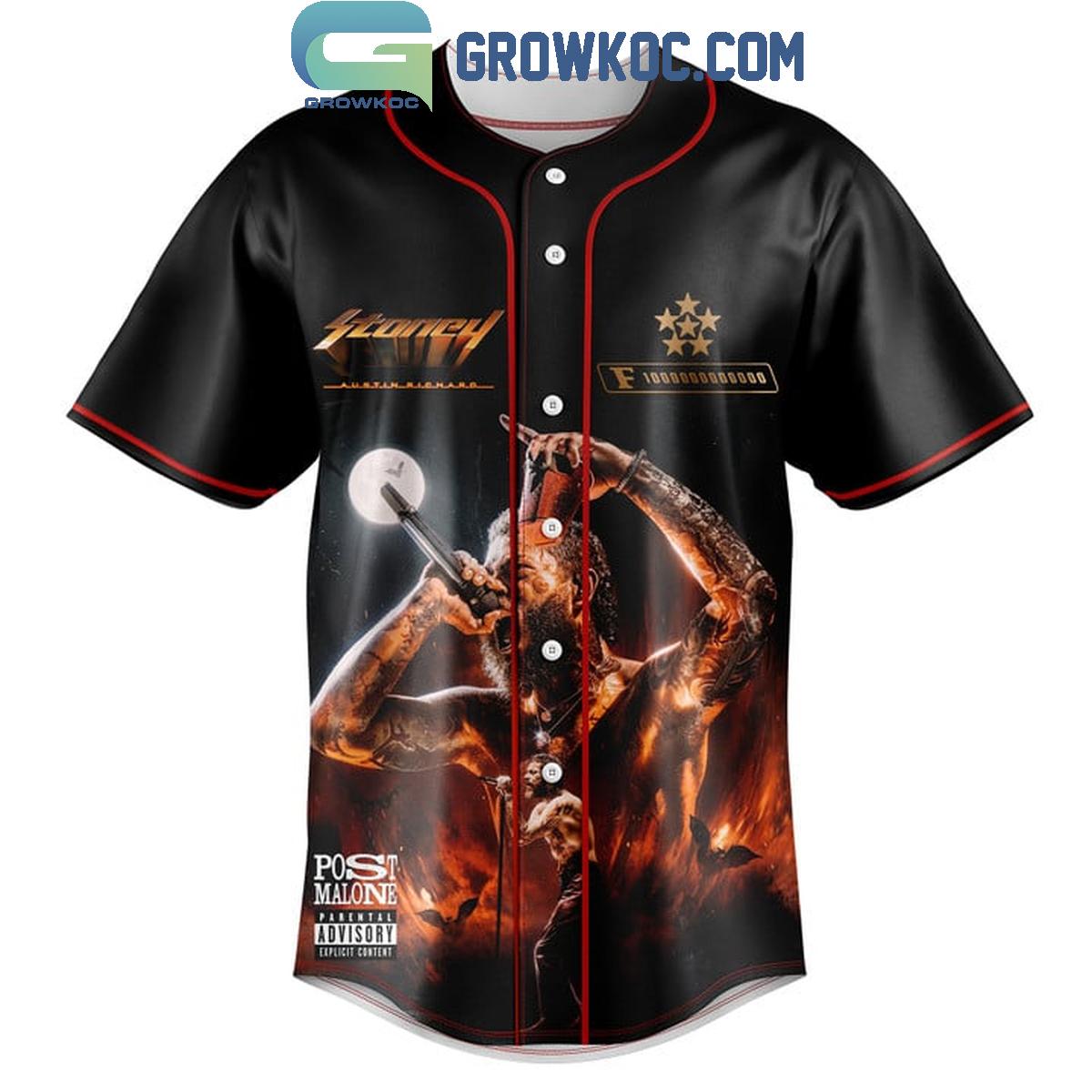 Post Malone You’re Only The Love Of My Life 2024 Baseball Jersey baseball jersey product view 2