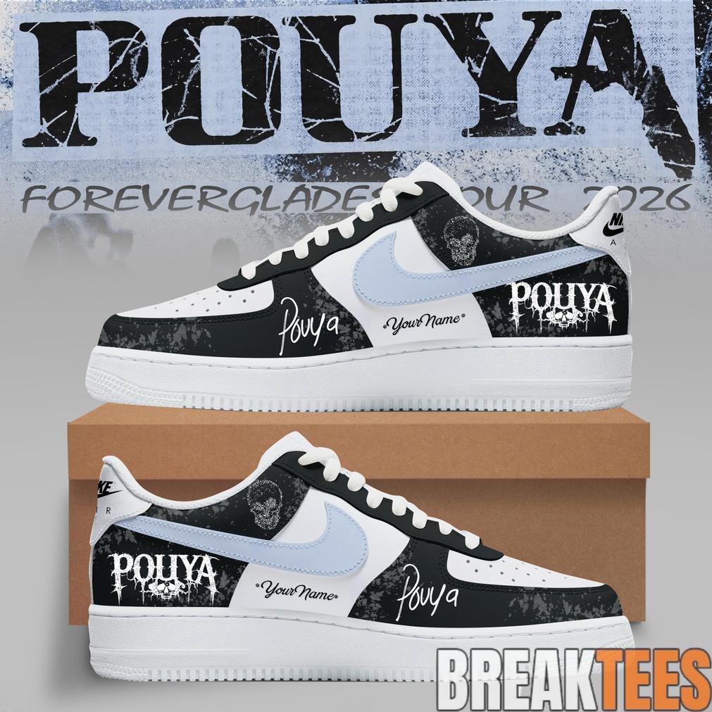 Pouya  The Forever Glades Tour 2026 Custom AF1 Shoes Edition Unisex T-shirt, Sweatshirt, Hoodie, Long Sleeve Tee - T-Shirt, Sweatshirt, Hoodie