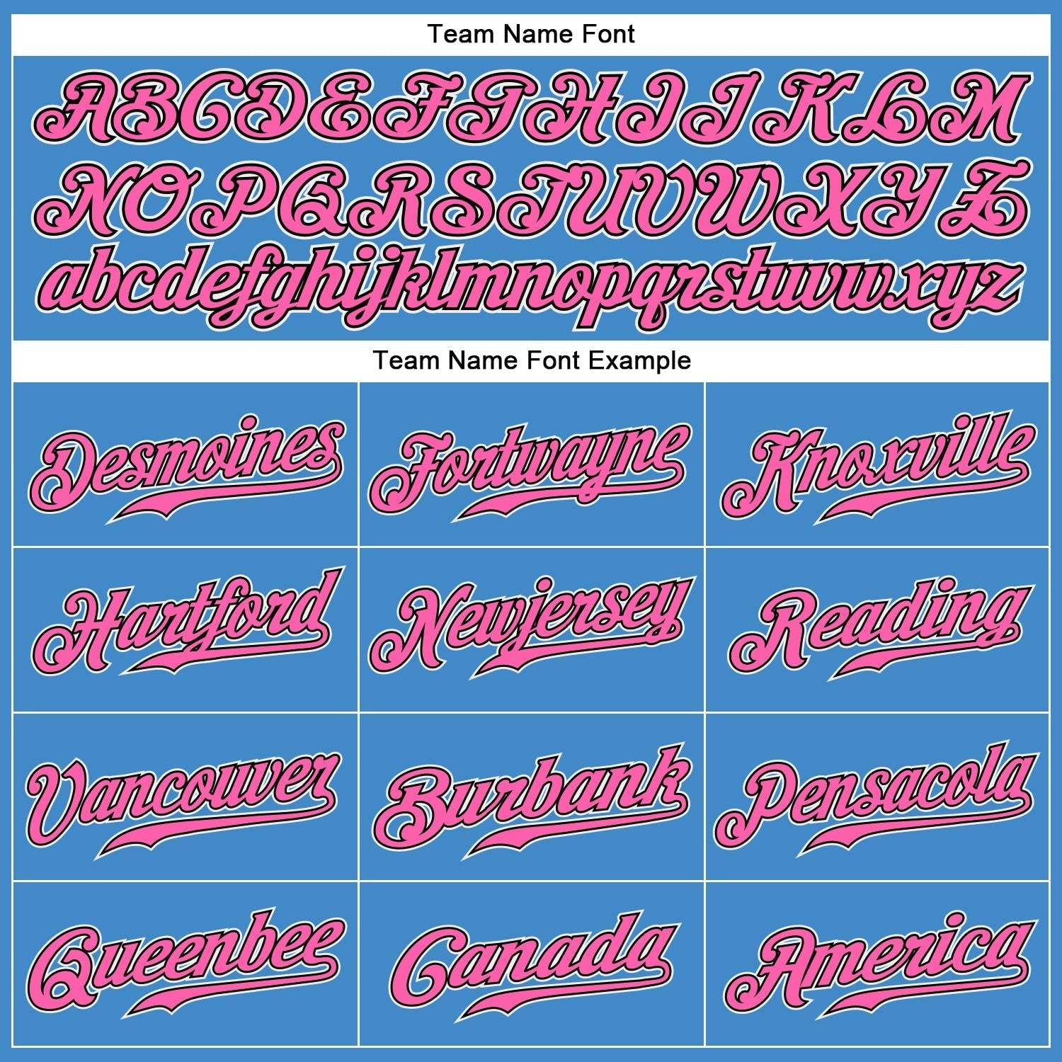Custom Powder Blue Pink-Black Authentic Baseball Jersey baseball jersey product view 4