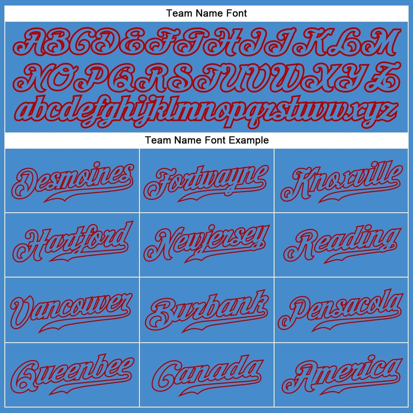 Custom Powder Blue Powder Blue-Red Authentic Baseball Jersey baseball jersey product view 4