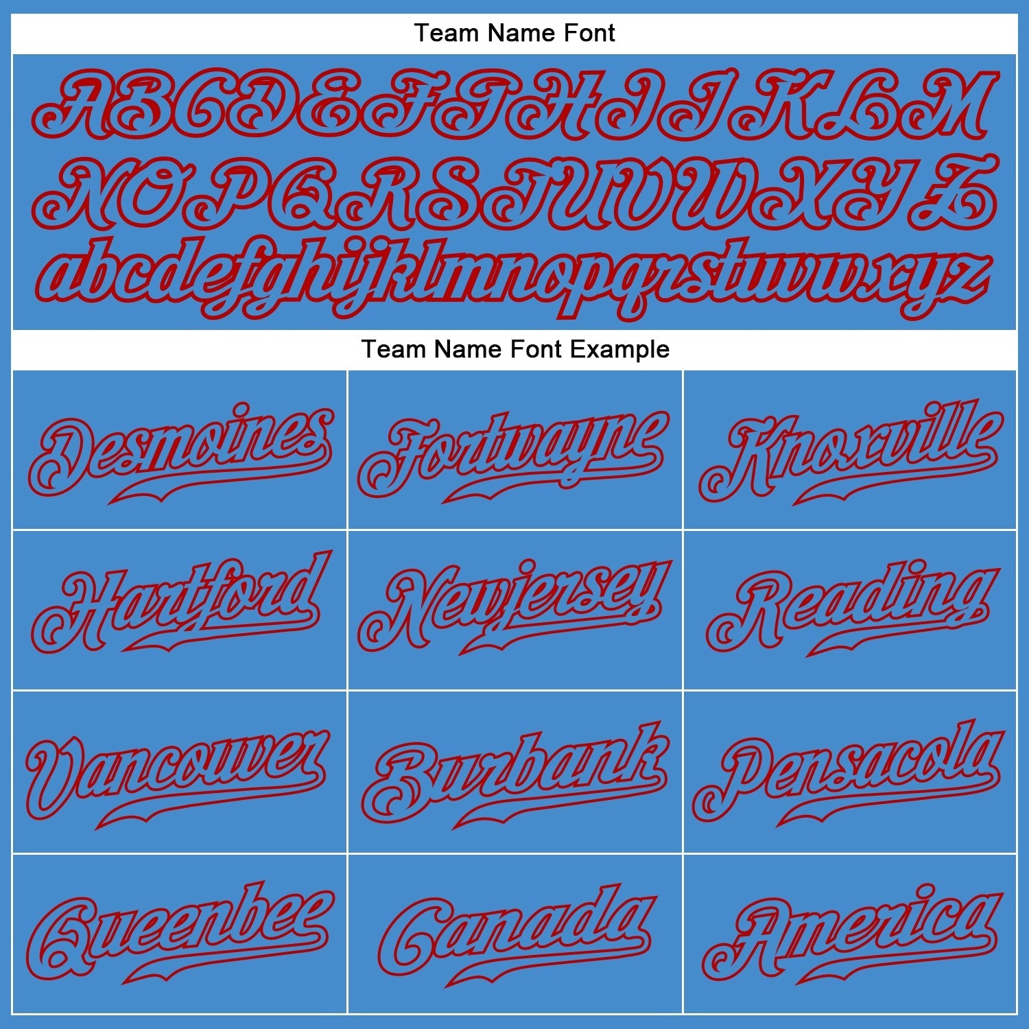 Custom Powder Blue Powder Blue-Red Authentic Baseball Jersey baseball jersey product view 4