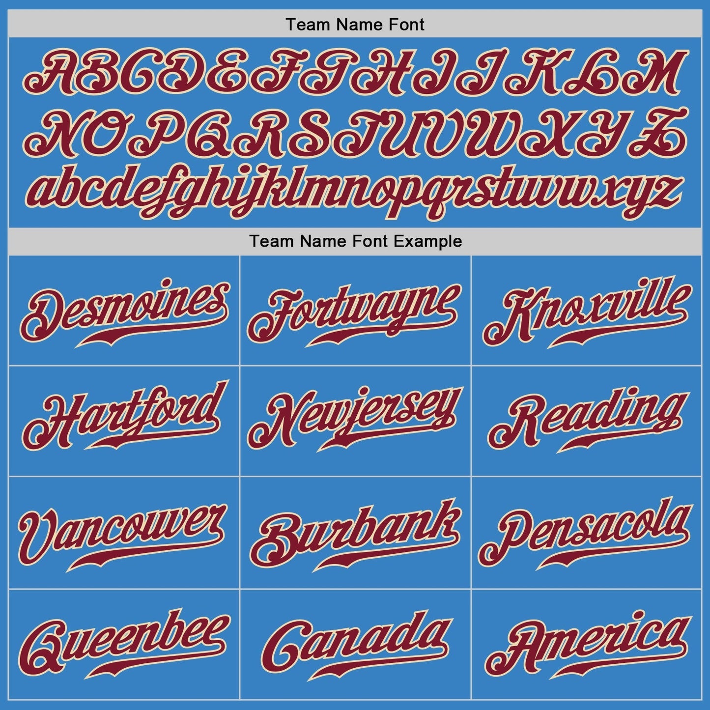 Custom Powder Blue Crimson-City Cream Authentic Baseball Jersey baseball jersey product view 4