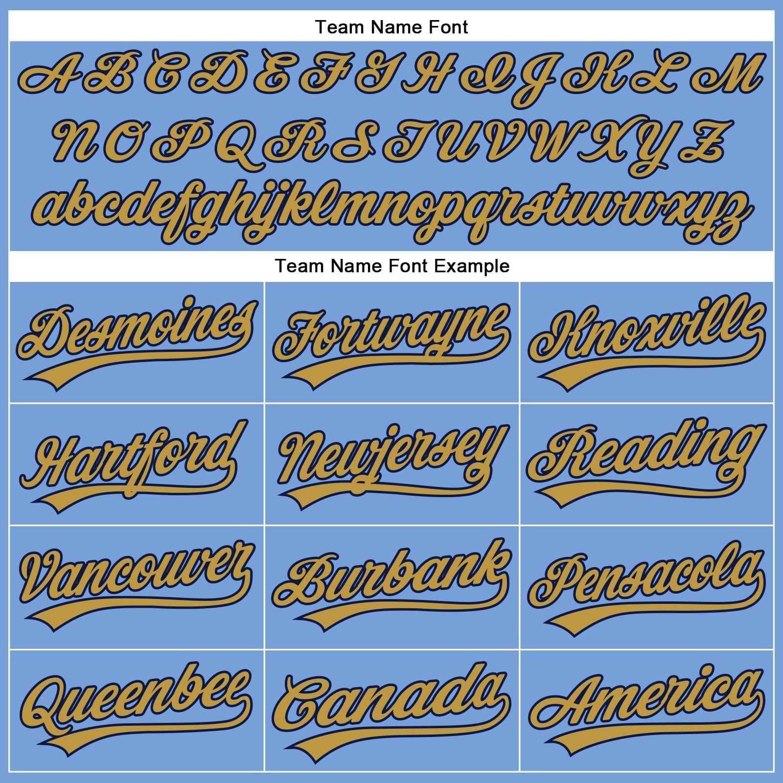 Custom Powder Blue Old Gold-Navy Authentic Baseball Jersey baseball jersey product view 4