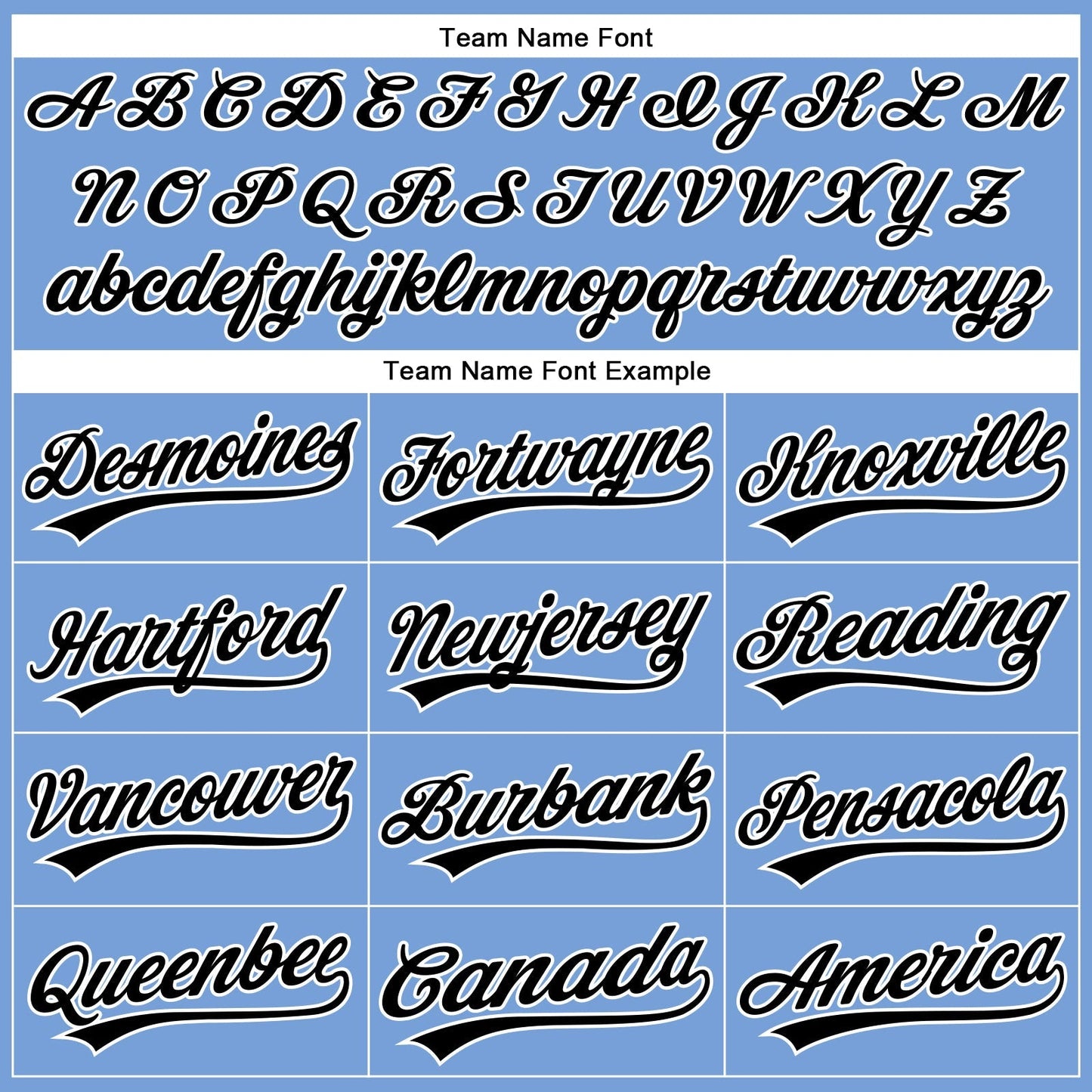 Custom Powder Blue White Pinstripe Black Authentic Baseball Jersey baseball jersey product view 4
