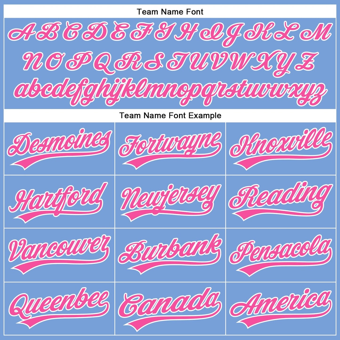 Custom Powder Blue White Pinstripe Pink Authentic Baseball Jersey baseball jersey product view 4