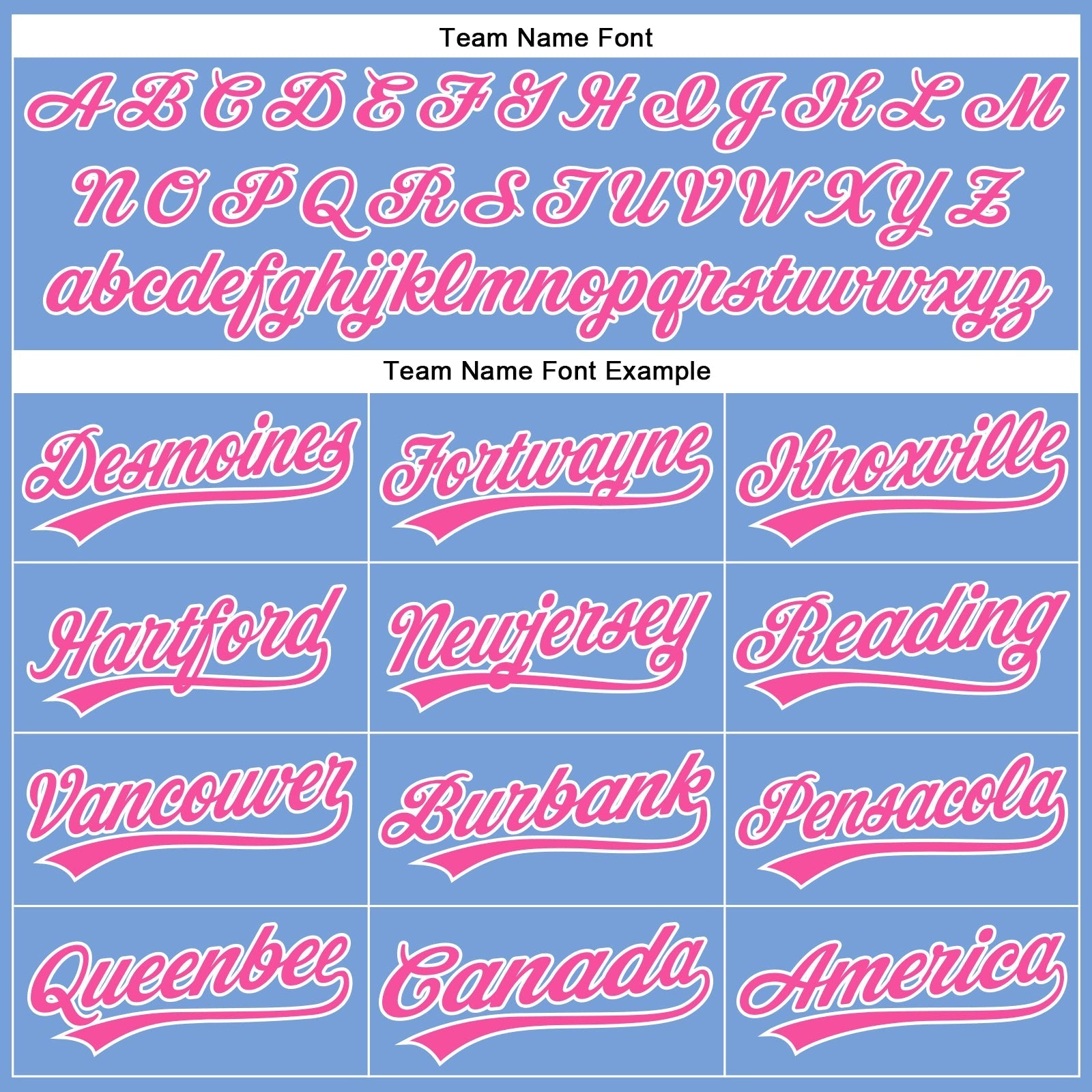 Custom Powder Blue White Pinstripe Pink Authentic Baseball Jersey baseball jersey product view 4