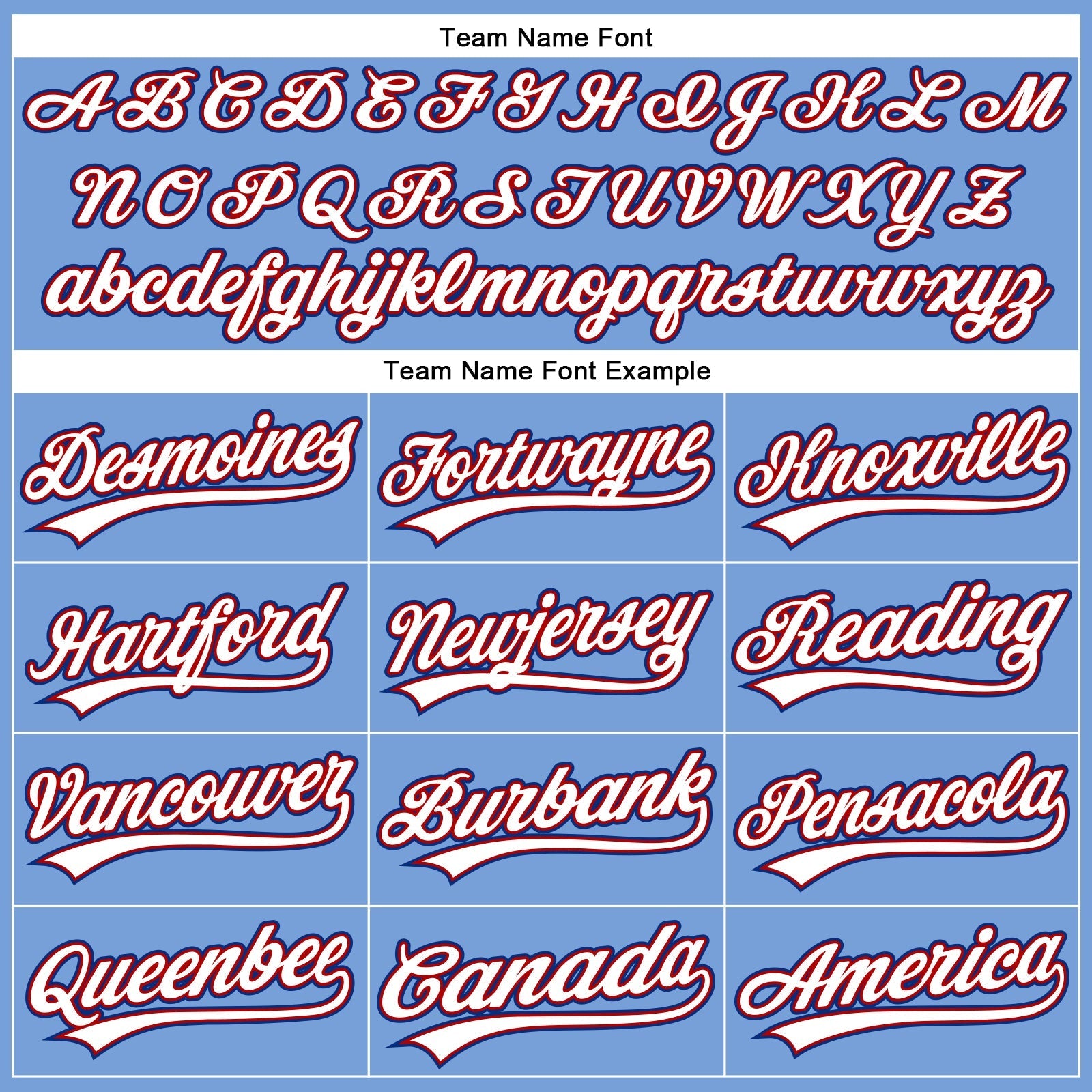 Custom Powder Blue Red Pinstripe White-Royal Authentic Baseball Jersey baseball jersey product view 4
