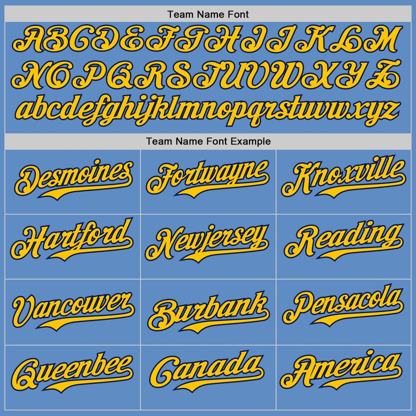Custom Powder Blue Navy-Yellow Authentic Baseball Jersey baseball jersey product view 4