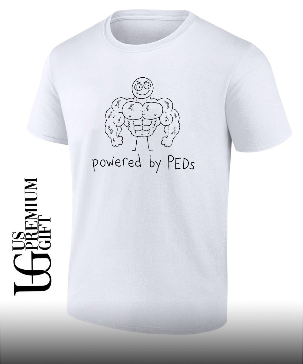 Powered by peds muscle shirt Unisex T-shirt, Sweatshirt, Hoodie, Long Sleeve Tee - T-Shirt, Sweatshirt, Hoodie