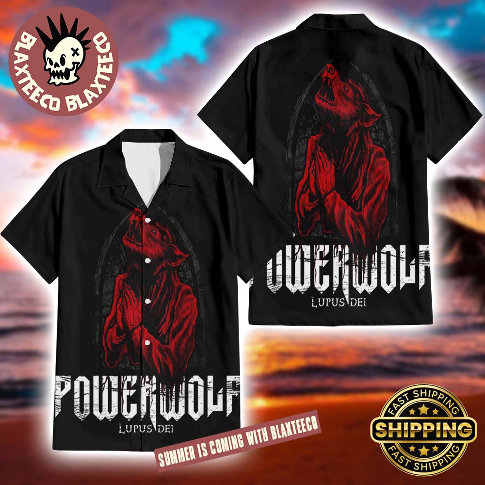 Powerwolf Lupus Dei Album Cover 2025 Summer Hawaiian Shirt Unisex T-shirt, Sweatshirt, Hoodie, Long Sleeve Tee - T-Shirt, Sweatshirt, Hoodie