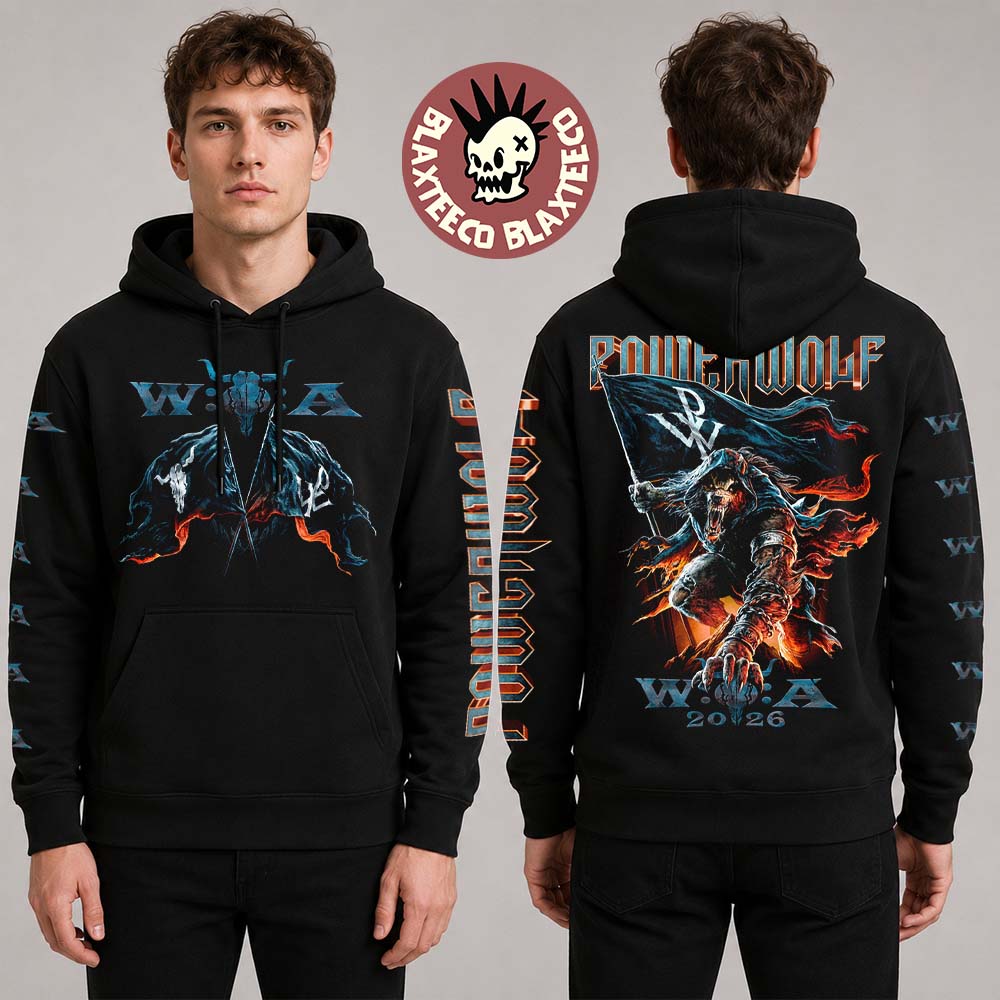 Powerwolf Wacken Open Air 2026 Festival Merch Wacken Germany 1 August 2026 Hoodie Unisex T-shirt, Sweatshirt, Hoodie, Long Sleeve Tee - T-Shirt, Sweatshirt, Hoodie
