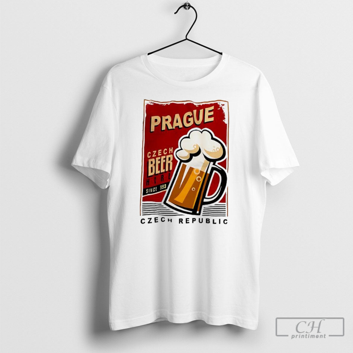 Prague Czech Republic Beer Unisex T-shirt, Sweatshirt, Hoodie, Long Sleeve Tee - T-Shirt, Sweatshirt, Hoodie