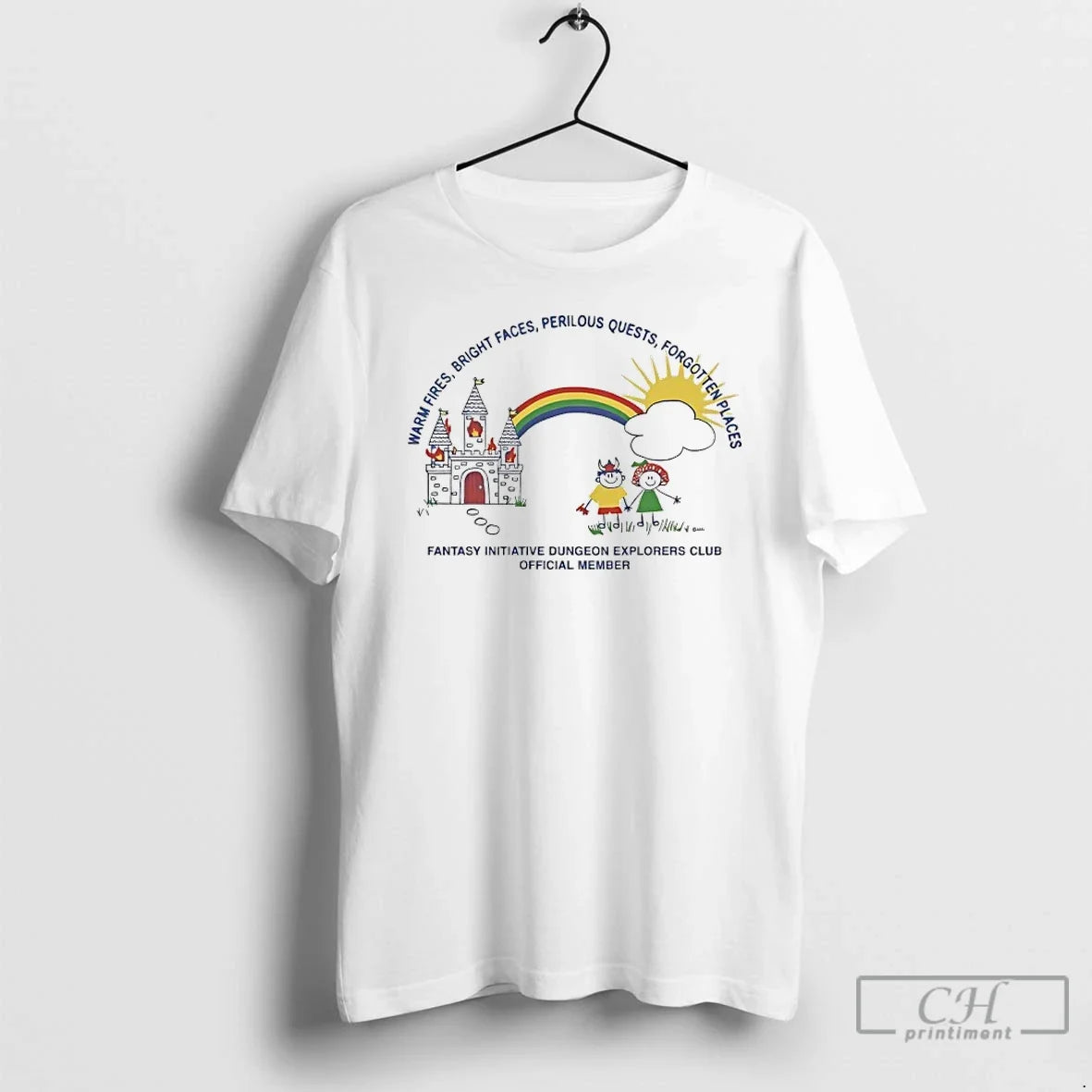 Premium 1vm5dj3v Dungeons Dragons Warm Fires Bright Faces Perilous Quests Forgotten Places T Shirts Sweater - T-Shirt, Sweatshirt, Hoodie