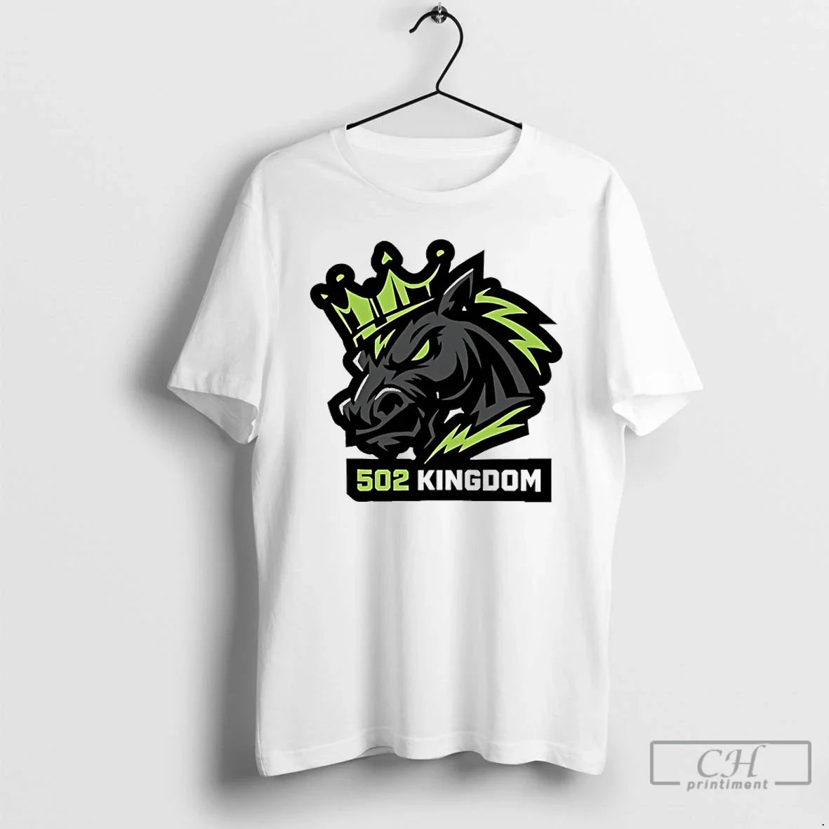 Premium 502 Kingdom Horse Logo Unisex T-shirt, Sweatshirt, Hoodie, Long Sleeve Tee - T-Shirt, Sweatshirt, Hoodie