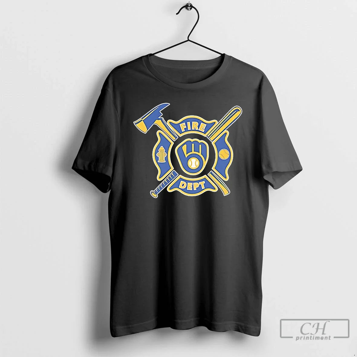 Premium 6xzax4iv Milwaukee Brewers Fire Dept 2026 Unisex T-shirt, Sweatshirt, Hoodie, Long Sleeve Tee - T-Shirt, Sweatshirt, Hoodie