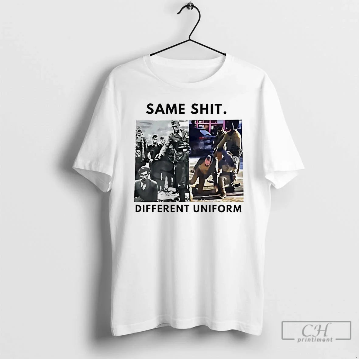 Premium Abolish Ice Different Uniform Same Shit Graphic - T-Shirt, Sweatshirt, Hoodie