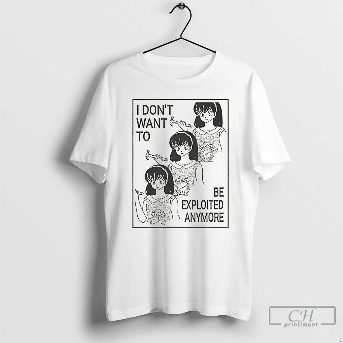 Premium Akane Tendo I Dont Want To Be Exploited Anymore Unisex T-shirt, Sweatshirt, Hoodie, Long Sleeve Tee - T-Shirt, Sweatshirt, Hoodie