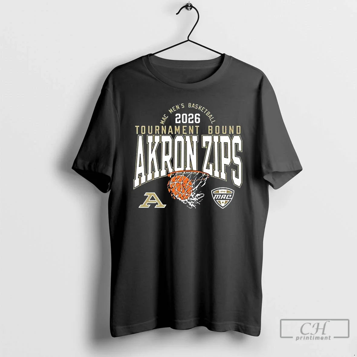 Premium Akron Zips Mac 2026 Mbb Tournament Bound Unisex T-shirt, Sweatshirt, Hoodie, Long Sleeve Tee - T-Shirt, Sweatshirt, Hoodie