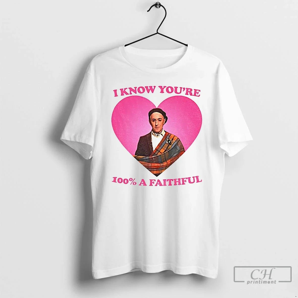 Premium Alan Cumming Murrrder Pink Heart I Know Youre 100 A Faithful The Traitors Tv - T-Shirt, Sweatshirt, Hoodie