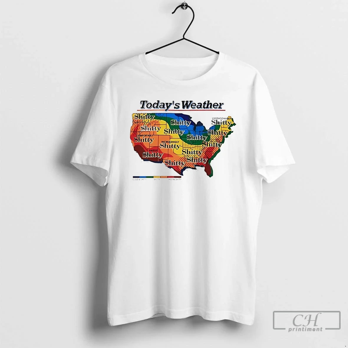 Premium Alexander Todays Weather Shitty Weather - T-Shirt, Sweatshirt, Hoodie