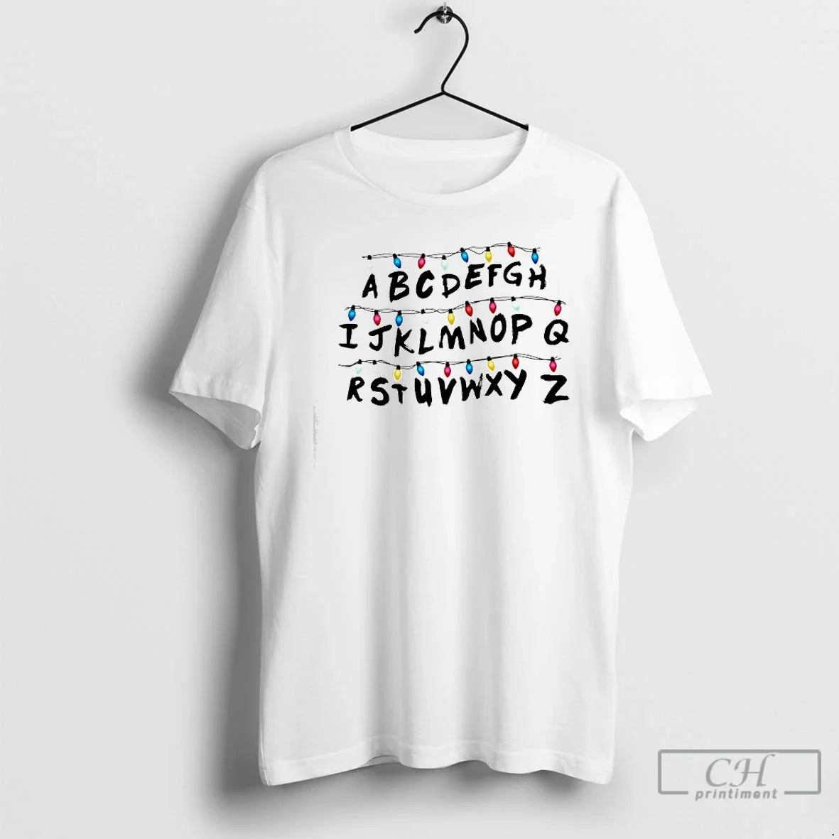 Premium Alphabet Lights Christmas Az - T-Shirt, Sweatshirt, Hoodie