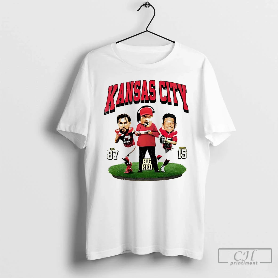 Premium Andy Reid Travis Kelce Patrick Mahomes Kansas City Chiefs Big Red Football T Shirts - T-Shirt, Sweatshirt, Hoodie