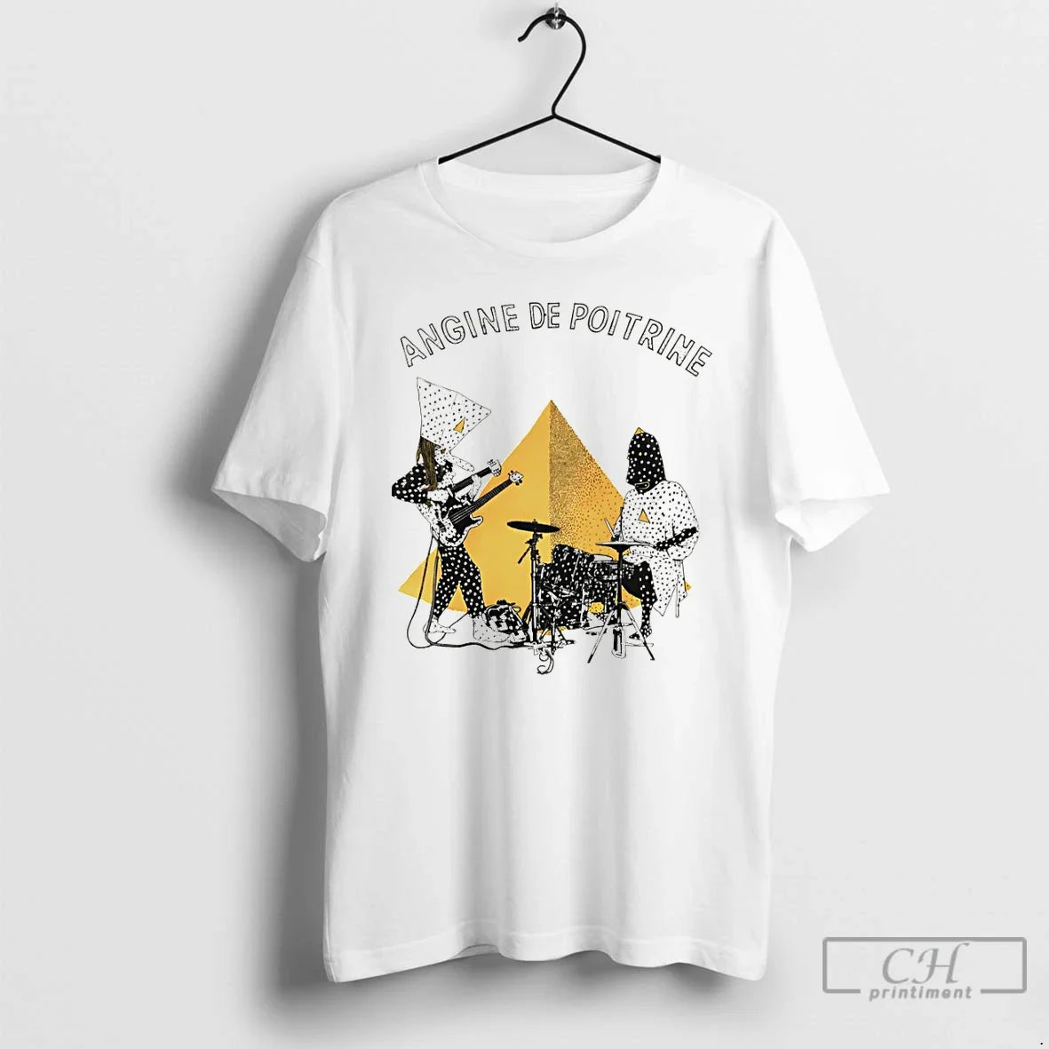 Premium Angine De Poitrine Band Rock Quebec Canada Unisex T-shirt, Sweatshirt, Hoodie, Long Sleeve Tee - T-Shirt, Sweatshirt, Hoodie