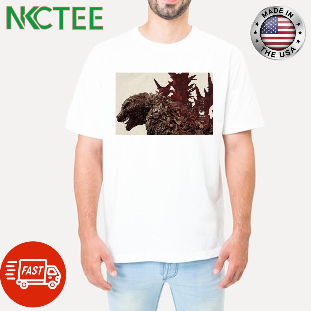 Premium Anthony Petrie Godzilla Minus One Variant 2025 Acrylic Panel Print Poster Shirt Unisex T-shirt, Sweatshirt, Hoodie, Long Sleeve Tee - T-Shirt, Sweatshirt, Hoodie