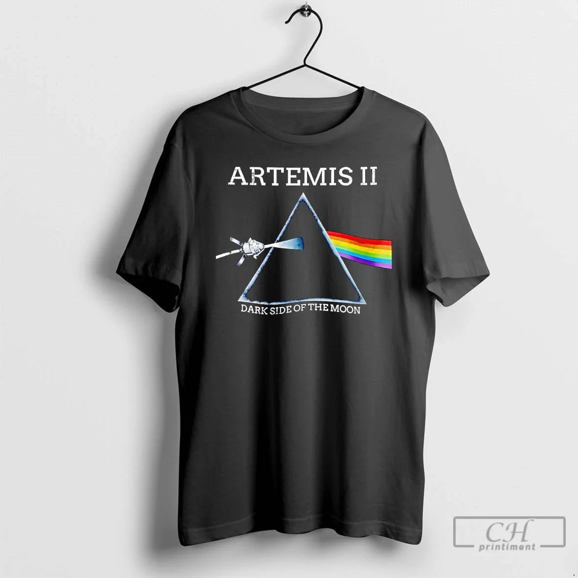 Premium Artemis Ii Dark Side Of The Moon Space Mission 2026 Unisex T-shirt, Sweatshirt, Hoodie, Long Sleeve Tee - T-Shirt, Sweatshirt, Hoodie