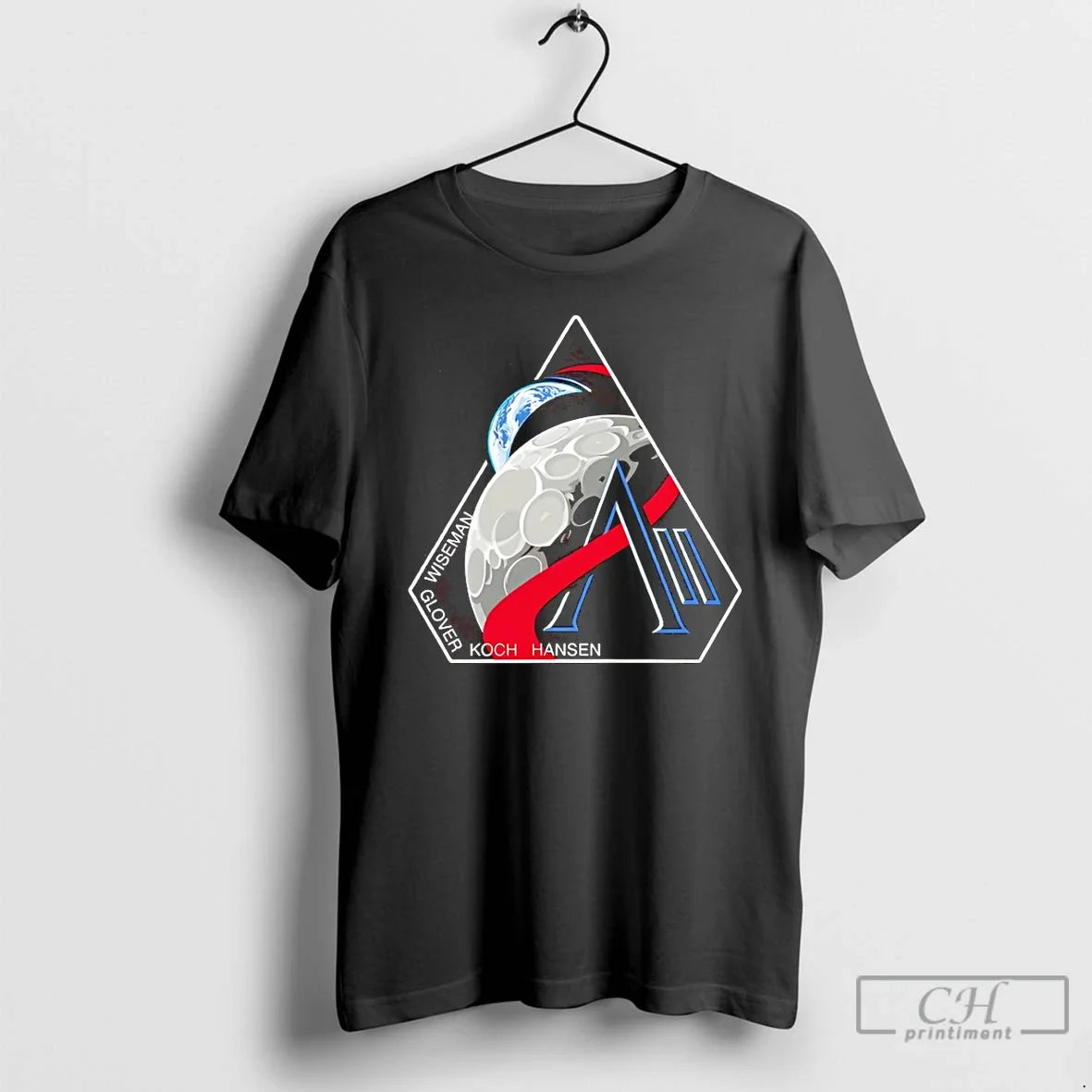 Premium Artemis Ii Mission Patch Nasa Moon Mission Glover Wiseman Koch Hansen T Shirts Sweater - T-Shirt, Sweatshirt, Hoodie