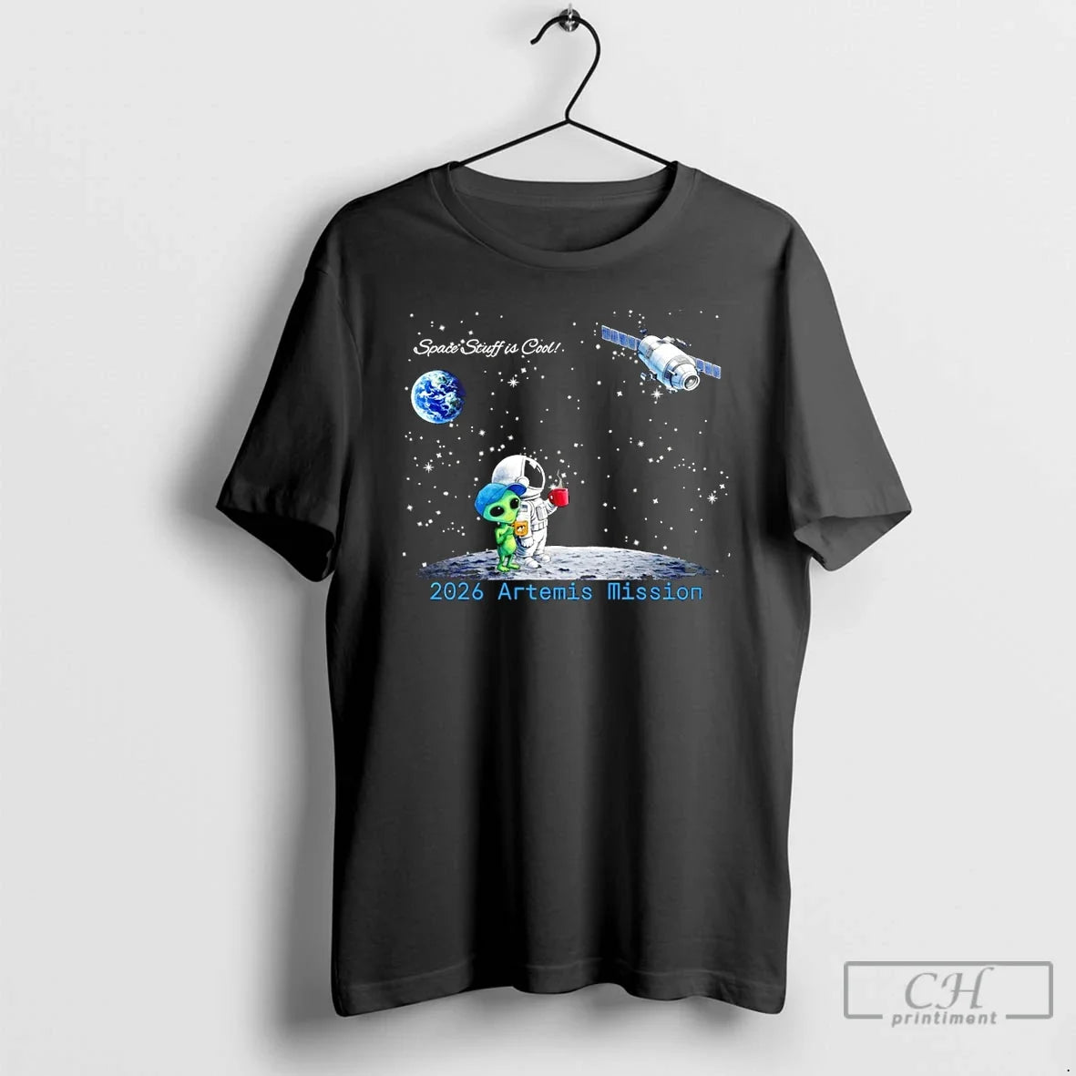 Premium Artemis Mission Astronaut 2026 Space Stuff Is Cool Unisex T-shirt, Sweatshirt, Hoodie, Long Sleeve Tee - T-Shirt, Sweatshirt, Hoodie