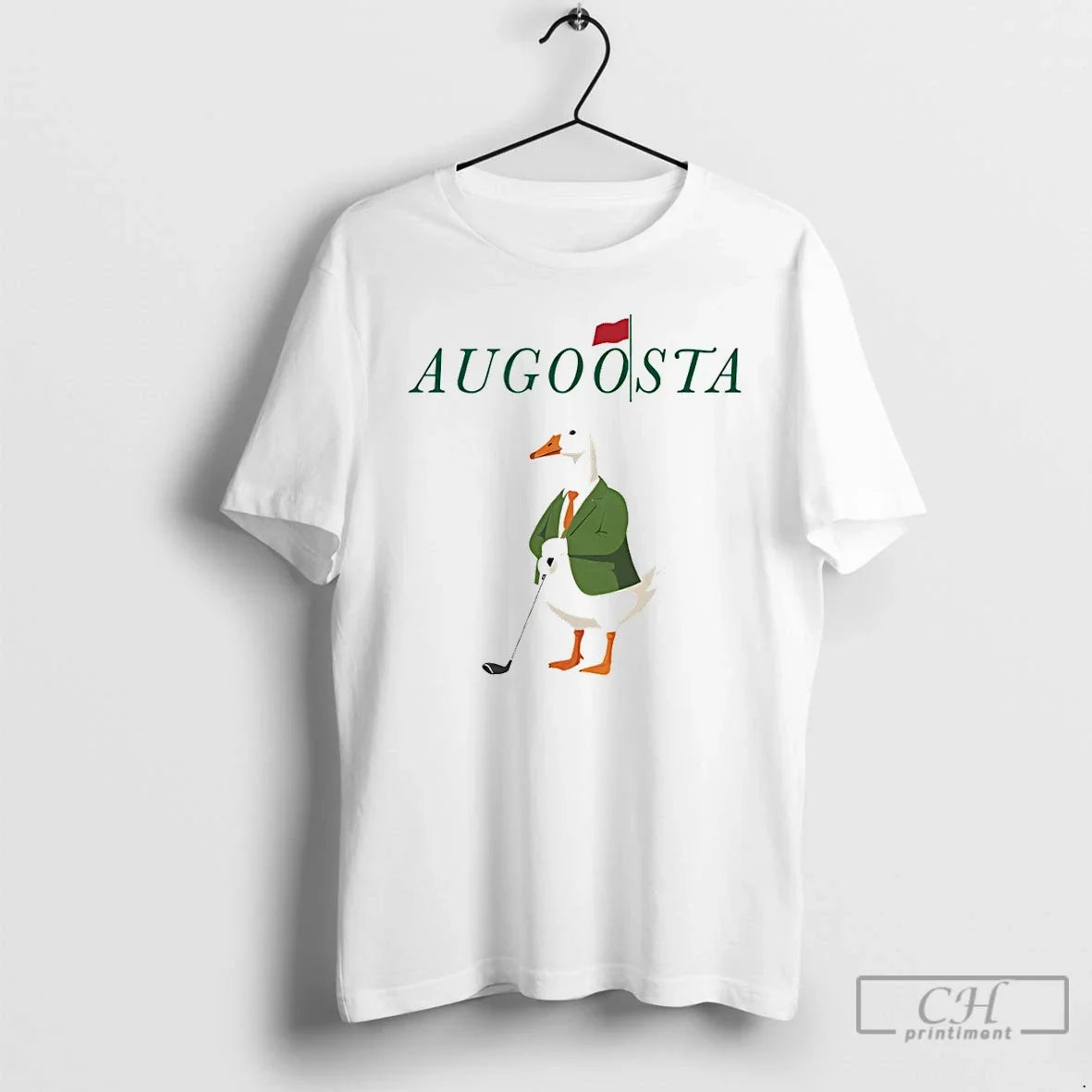Premium Augoosta Augusta Master Golfing Goose Unisex T-shirt, Sweatshirt, Hoodie, Long Sleeve Tee - T-Shirt, Sweatshirt, Hoodie