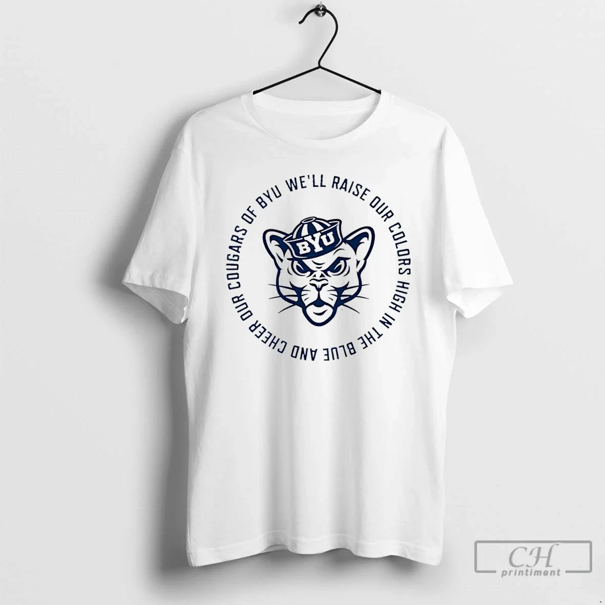 Premium Byu Cougars Fight Song Logo - T-Shirt, Sweatshirt, Hoodie