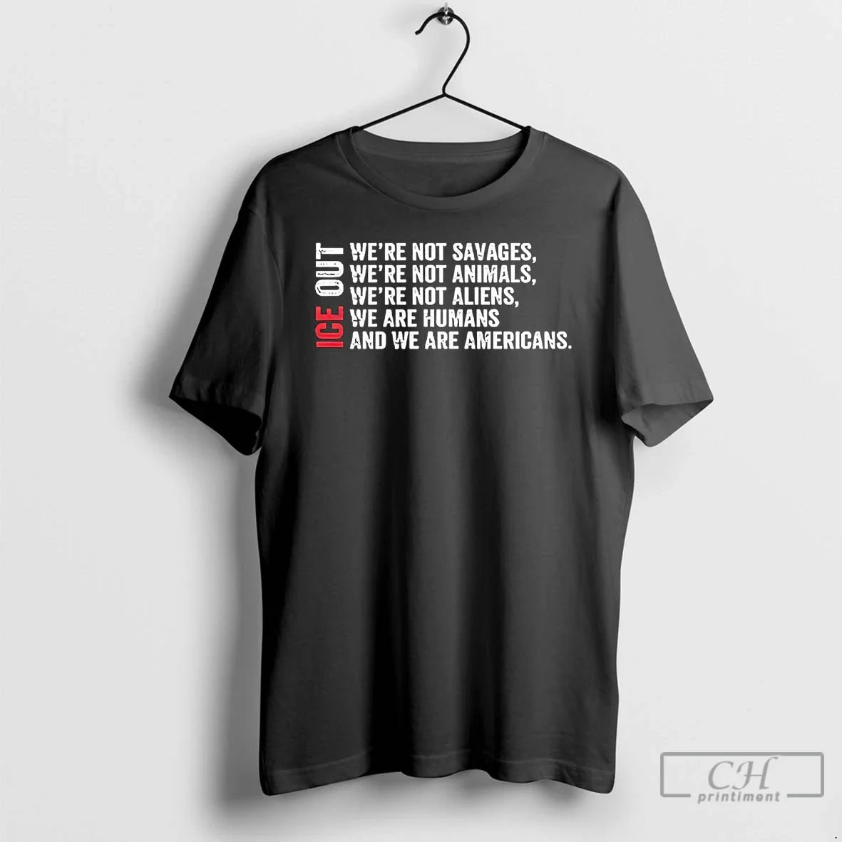 Premium Bad Bunny Ice Out Were Not Savages Were Not Animals Were Not Aliens Were - T-Shirt, Sweatshirt, Hoodie