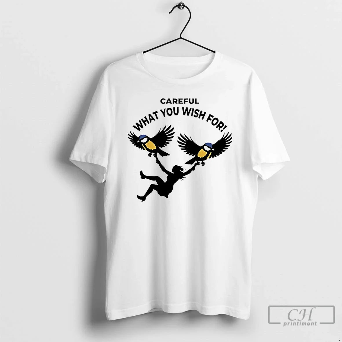 Premium Big Tits Careful What You Wish For Unisex T-shirt, Sweatshirt, Hoodie, Long Sleeve Tee - T-Shirt, Sweatshirt, Hoodie