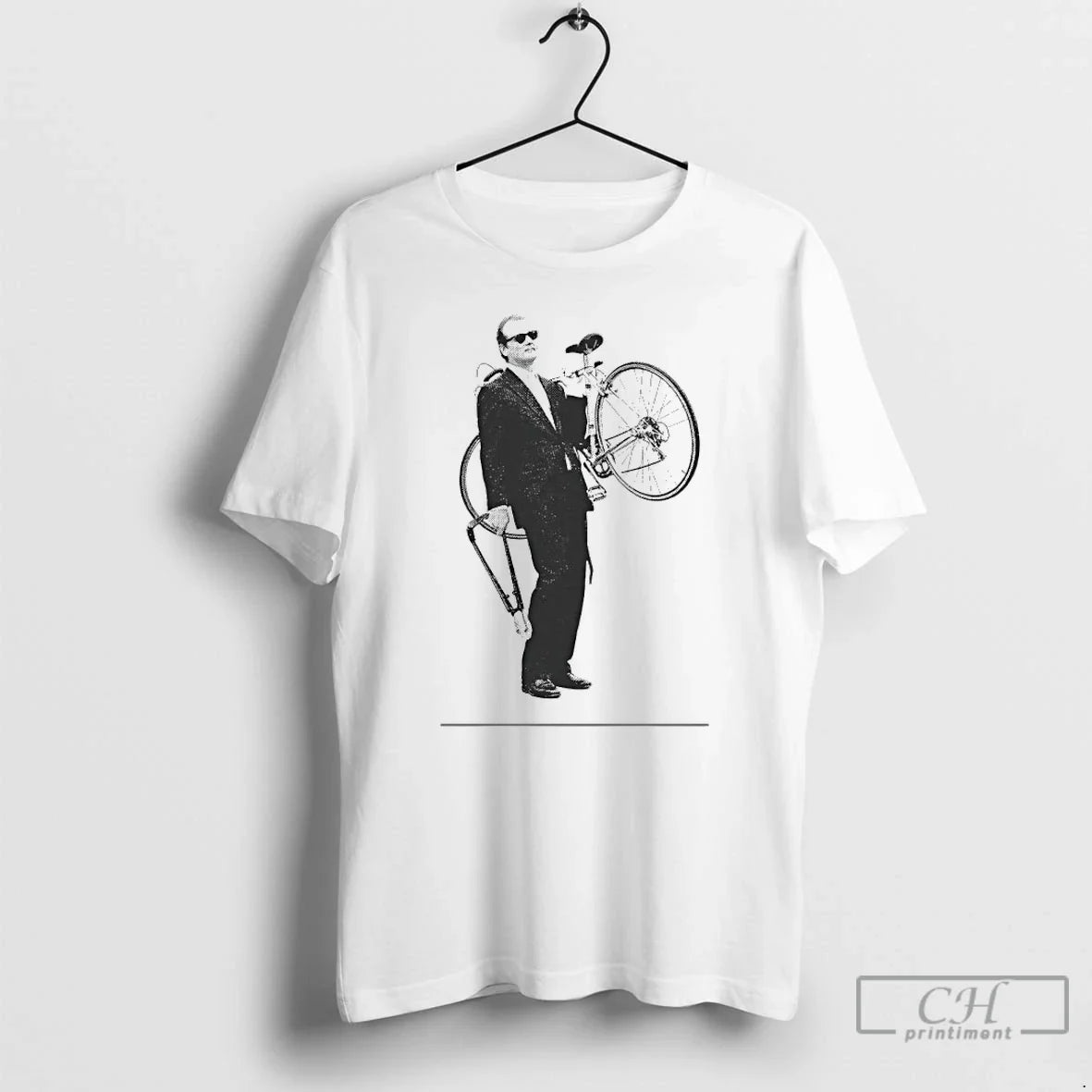 Premium Bill Murray Carrying A Bicycle In Rushmore Unisex T-shirt, Sweatshirt, Hoodie, Long Sleeve Tee - T-Shirt, Sweatshirt, Hoodie