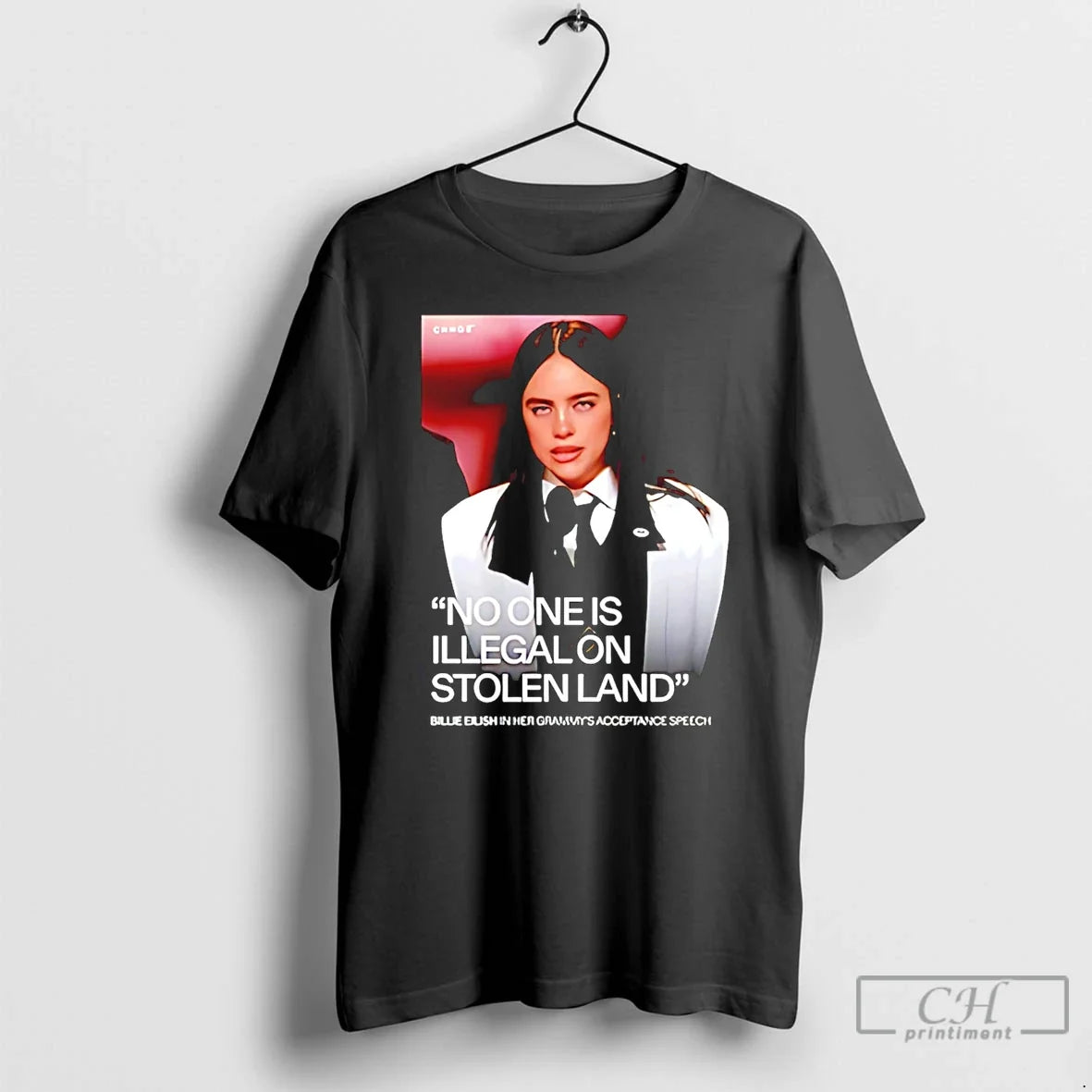 Premium Billie Eilish No One Is Illegal On Stolen Land Anti Ice T Shirts Sweater - T-Shirt, Sweatshirt, Hoodie