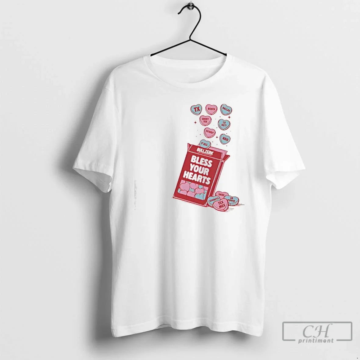 Premium Bless Your Hearts Valentine - T-Shirt, Sweatshirt, Hoodie