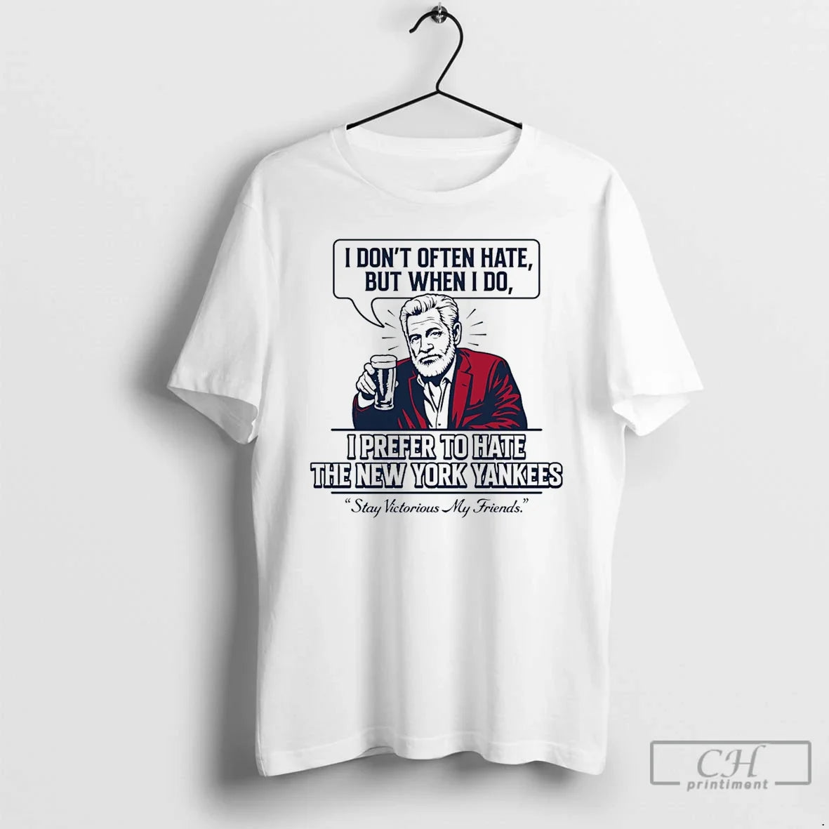 Premium Boston Baseball Stay Victorious I Prefer To Hate The New York Yankees T Shirts - T-Shirt, Sweatshirt, Hoodie