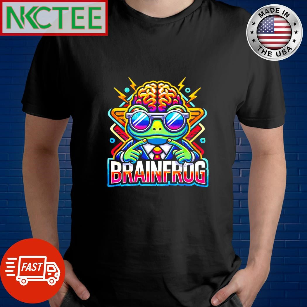 Premium Brainfrog $xlm graphic coin shirt Unisex T-shirt, Sweatshirt, Hoodie, Long Sleeve Tee - T-Shirt, Sweatshirt, Hoodie