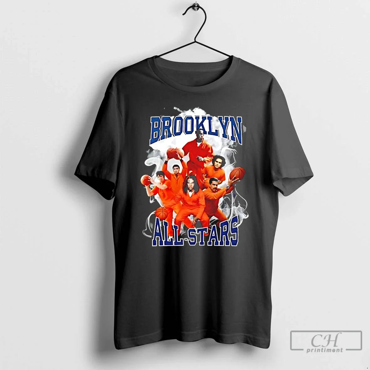 Premium Brooklyn All Stars Maduro Diddy 6ix9ine Ny Jail Graphic - T-Shirt, Sweatshirt, Hoodie