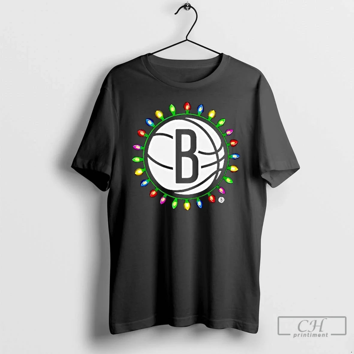Premium Brooklyn Nets Logo Lights Merry Christmas - T-Shirt, Sweatshirt, Hoodie