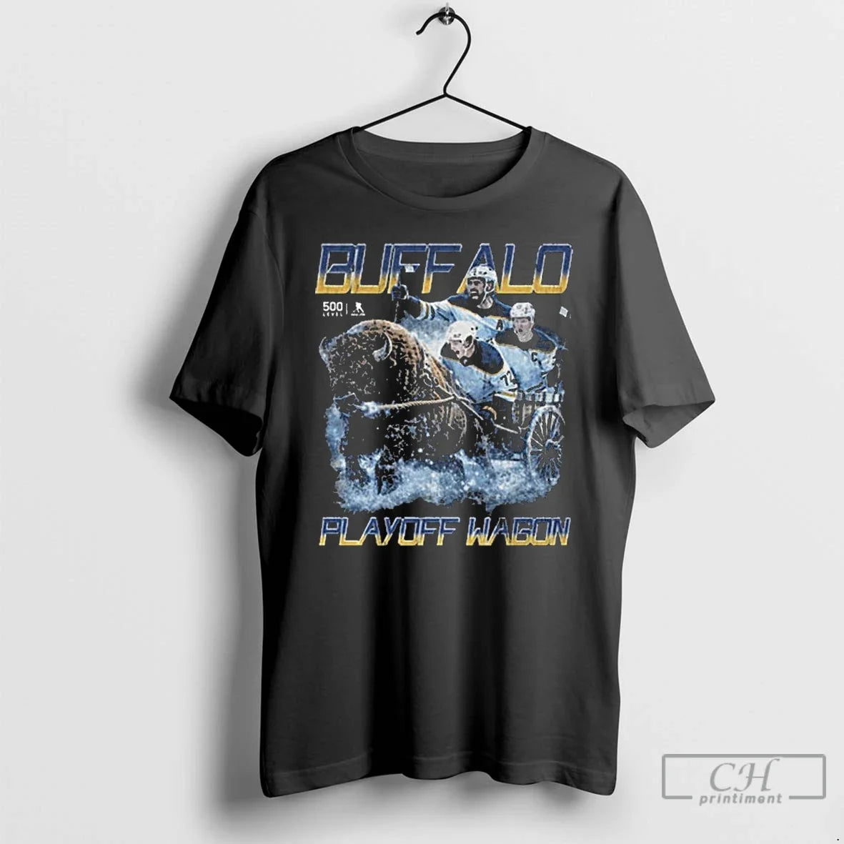 Premium Buffalo Hockey 2026 Playoff Wagon Unisex T-shirt, Sweatshirt, Hoodie, Long Sleeve Tee - T-Shirt, Sweatshirt, Hoodie
