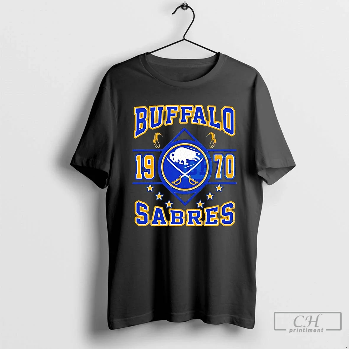 Premium Buffalo Sabres Hockey Est 1970 Nhl Logo Unisex T-shirt, Sweatshirt, Hoodie, Long Sleeve Tee - T-Shirt, Sweatshirt, Hoodie