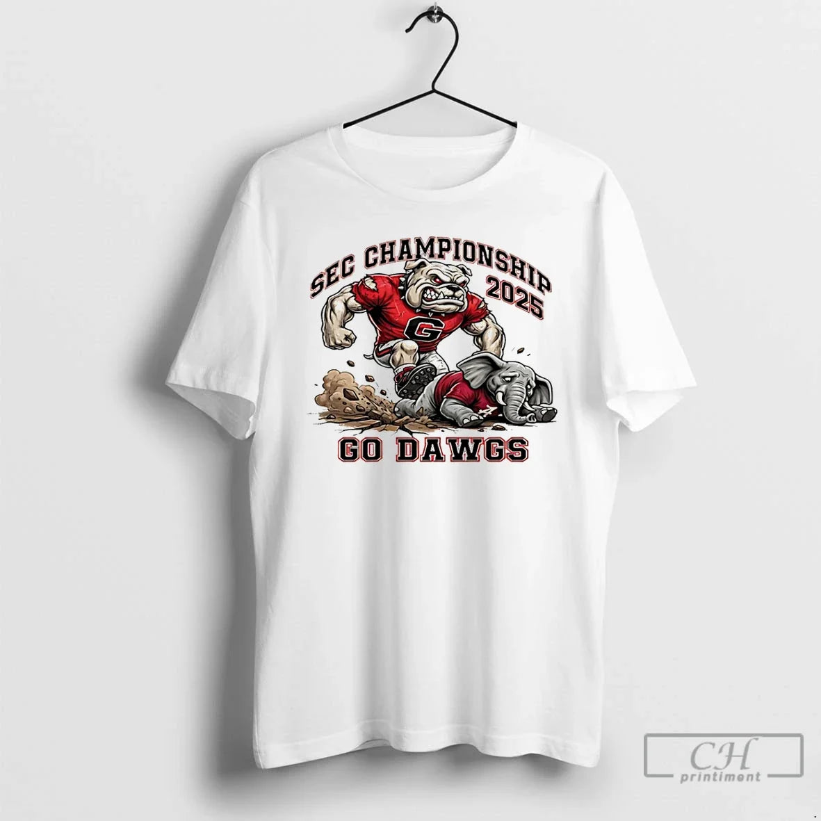 Premium Bulldogs Beat Alabama 2025 Sec Champions Go Dawgs - T-Shirt, Sweatshirt, Hoodie
