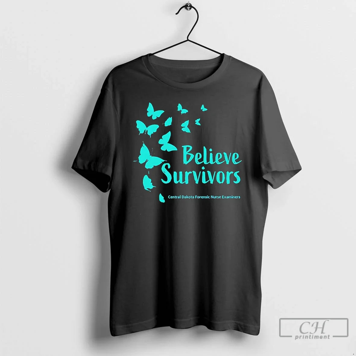 Premium Cdfne Believe Survivors Butterfly - T-Shirt, Sweatshirt, Hoodie